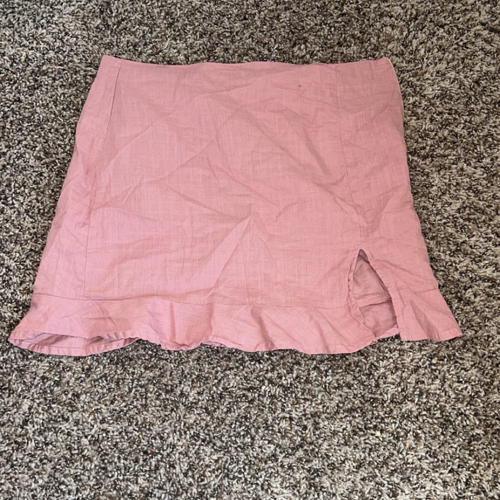 Pink skirt